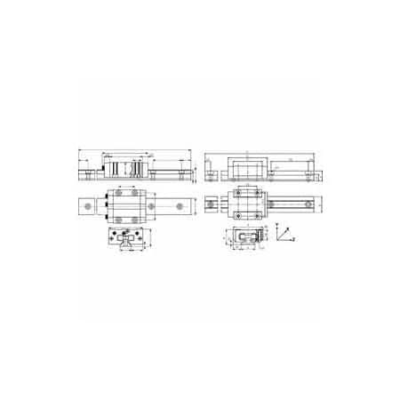 Igus IGUS TW-04-15 DryLin-T Polymer-Lined Mini Profile Guide - Size 15 TW-04-15